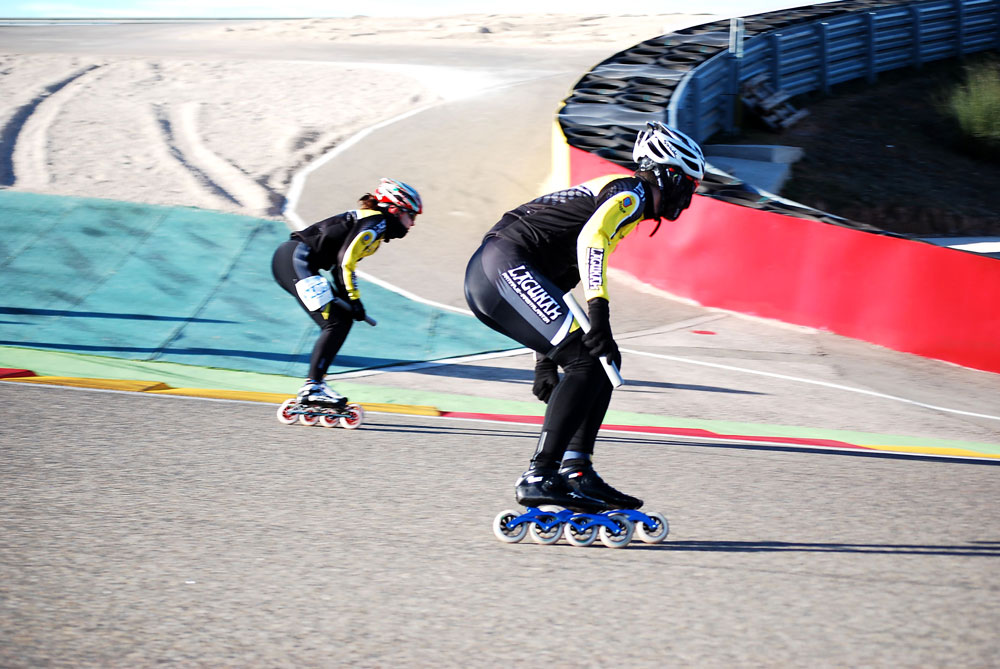 Velocidad - Fuertes rachas de viento en La Invernal de Alcañiz